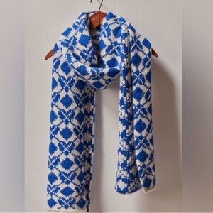 Free People Blue Matchback Scarf